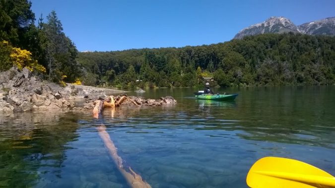 Volviendo a casa desde una salida en kayak